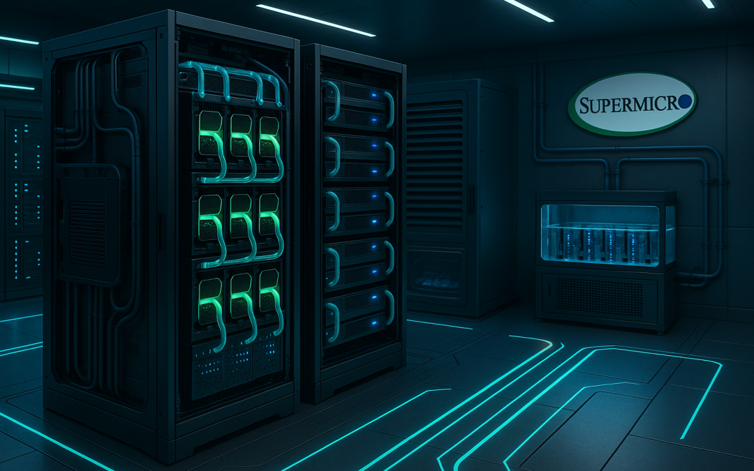 Futuristic Liquid Cooled Servers