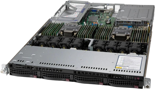 Supermicro SYS-610U-TNR rackmount Ultra SuperServer for virtualization and enterprise workloads