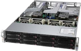Supermicro SYS-620U-TNR Ultra SuperServer with hot-swappable drive bays