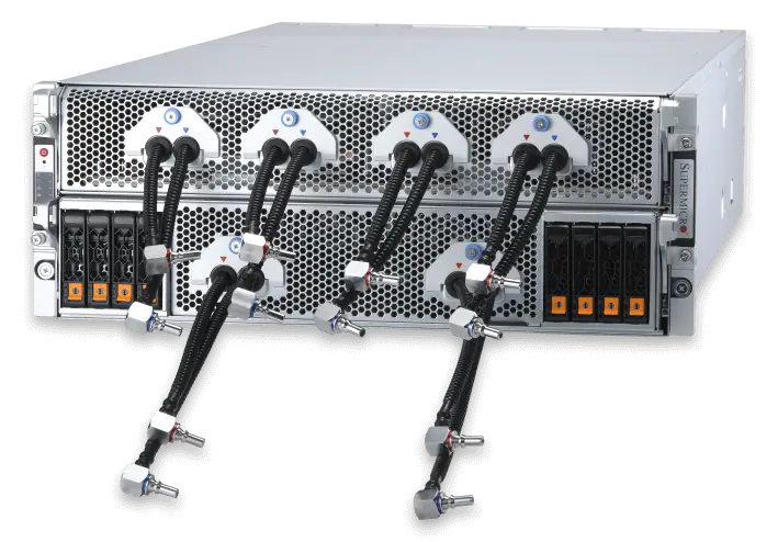 supermicro GPU Liquid-cooled Supermicro server for high-performance data center applications